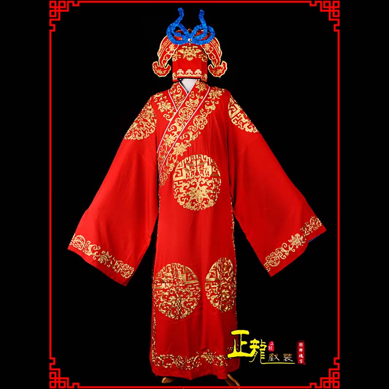 循化武生服装软绉全金武生衣