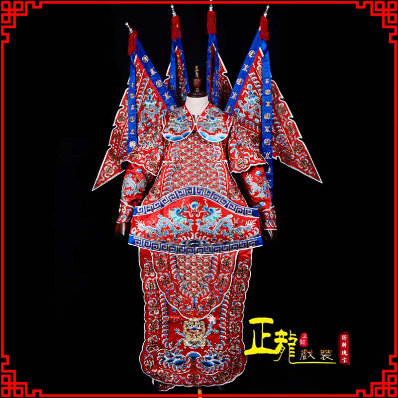 循化武生戏服戏曲武将靠